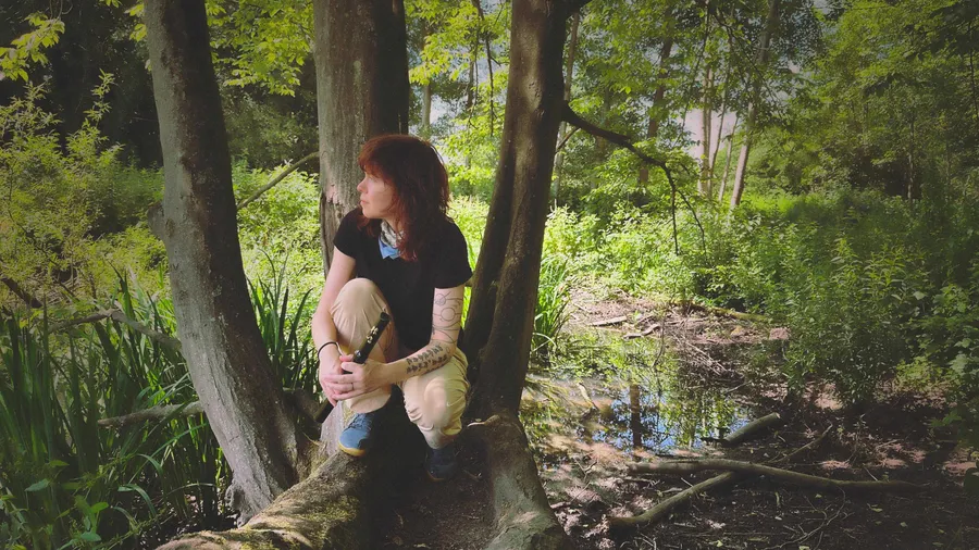 Falling out of a story